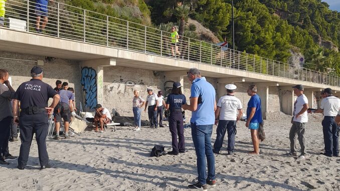 sgombero abusivi a Laigueglia