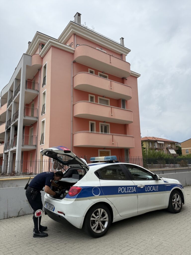 sopralluogo palazzine via Milano ad Albenga