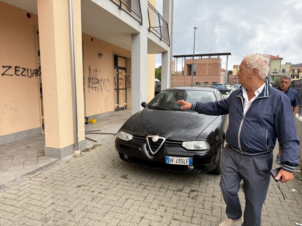 sopralluogo palazzine via Milano ad Albenga