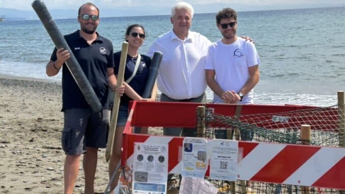 stabilimenti marini adottano i nidi di tartaruga Carretta Carretta