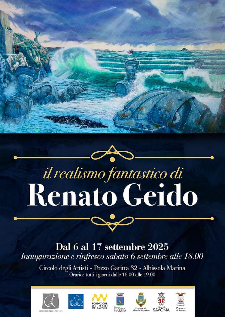 2025 - Personale di Renato Geido - Manifesto invito