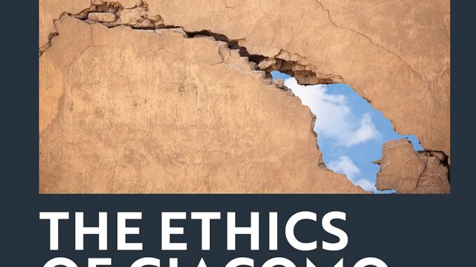 Copertina Alice Gibson The Ethics of Giacomo Leopardi