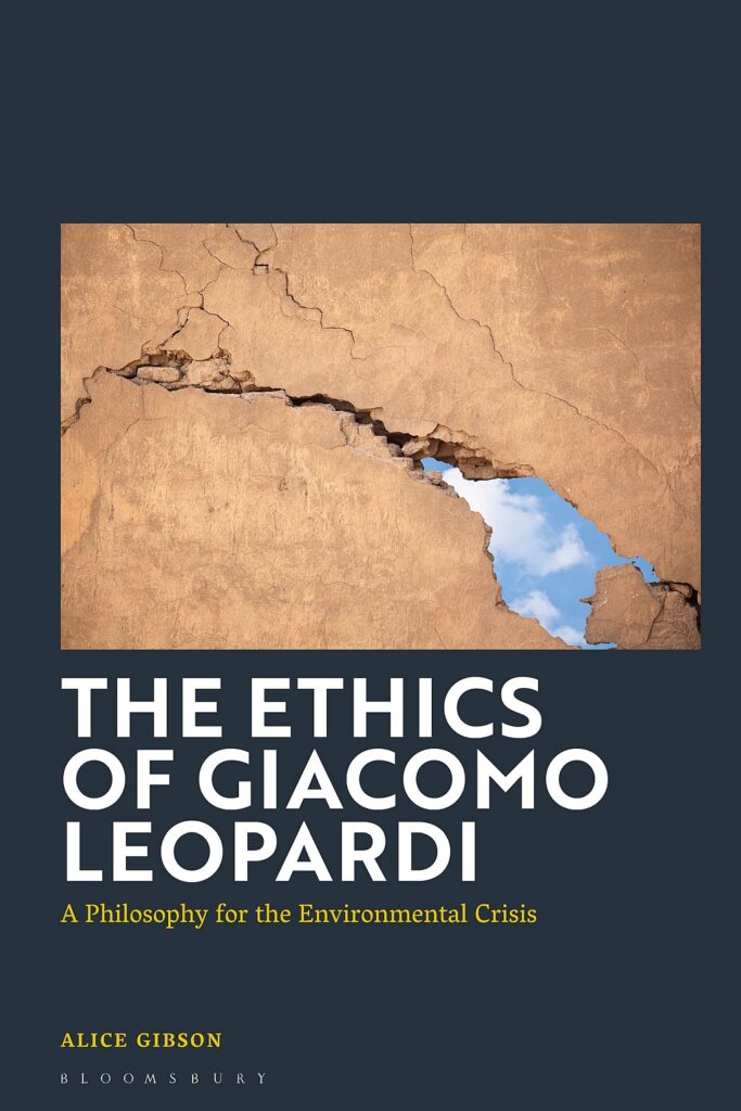 Copertina Alice Gibson The Ethics of Giacomo Leopardi