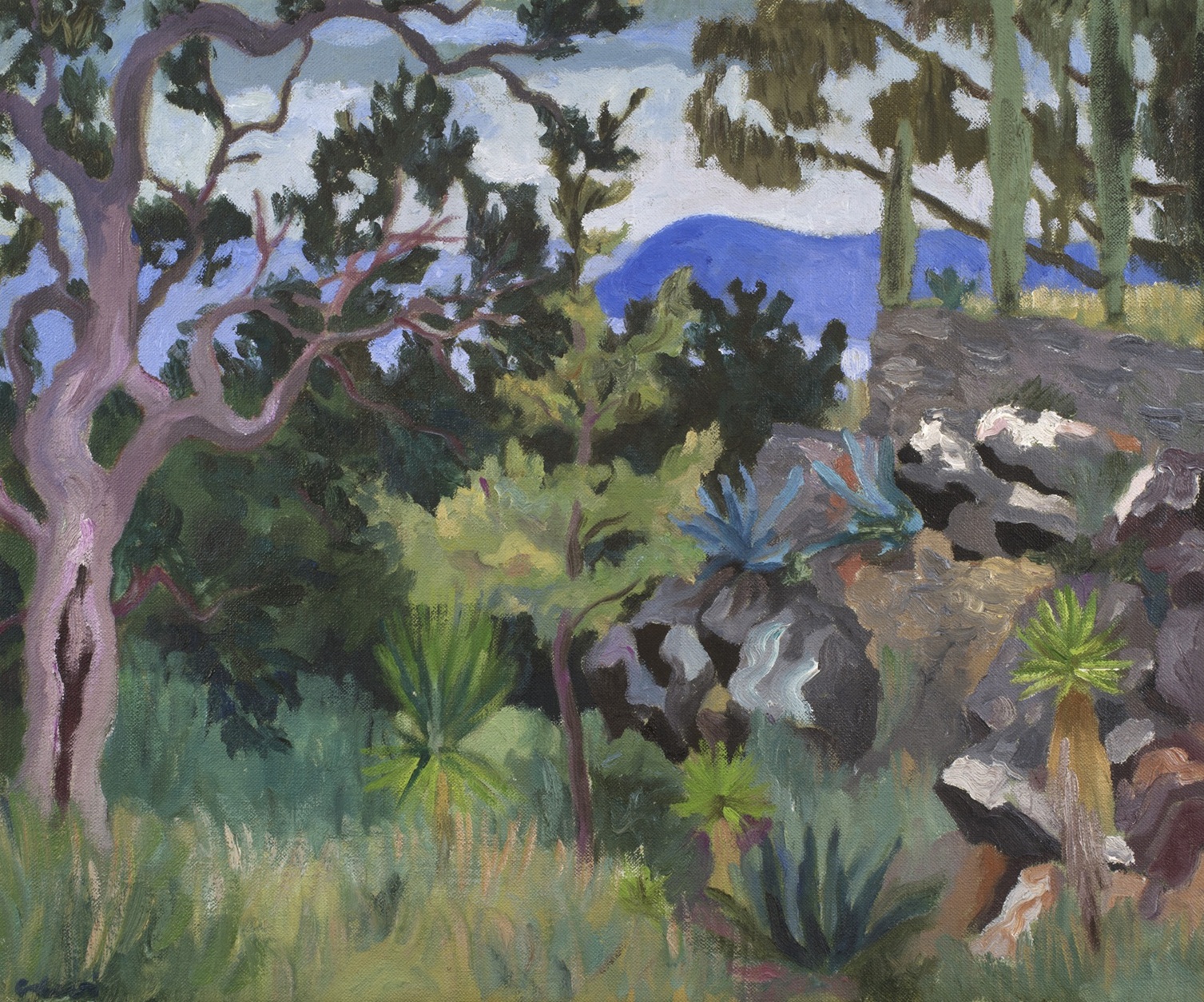Paesaggio di Alassio, 1942 Fondazione Carlo Levi , Roma