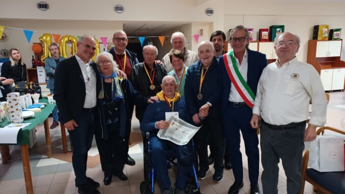 Paolo Lino Panero in occasione dei suoi 100 anni
