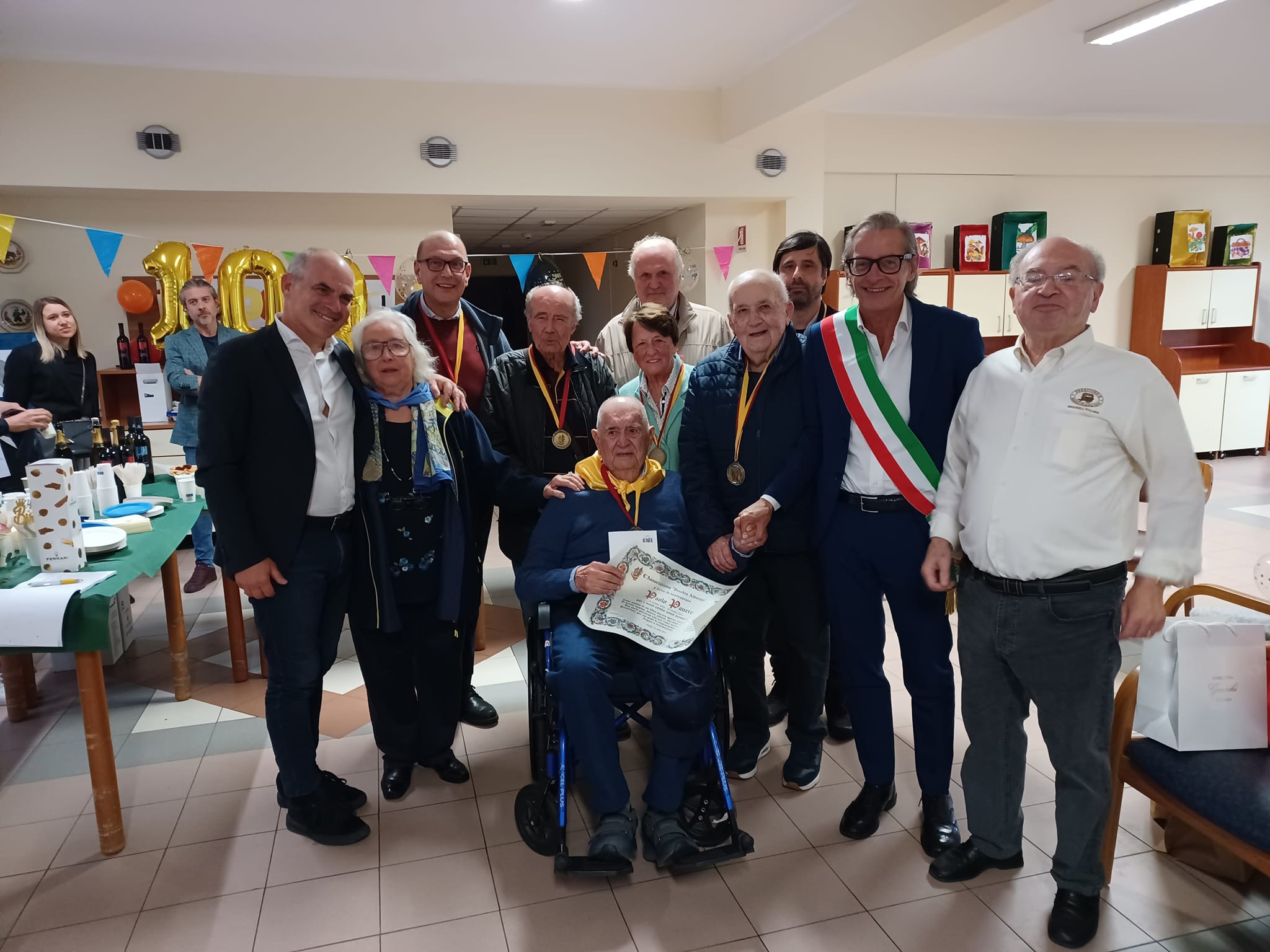 Paolo Lino Panero in occasione dei suoi 100 anni