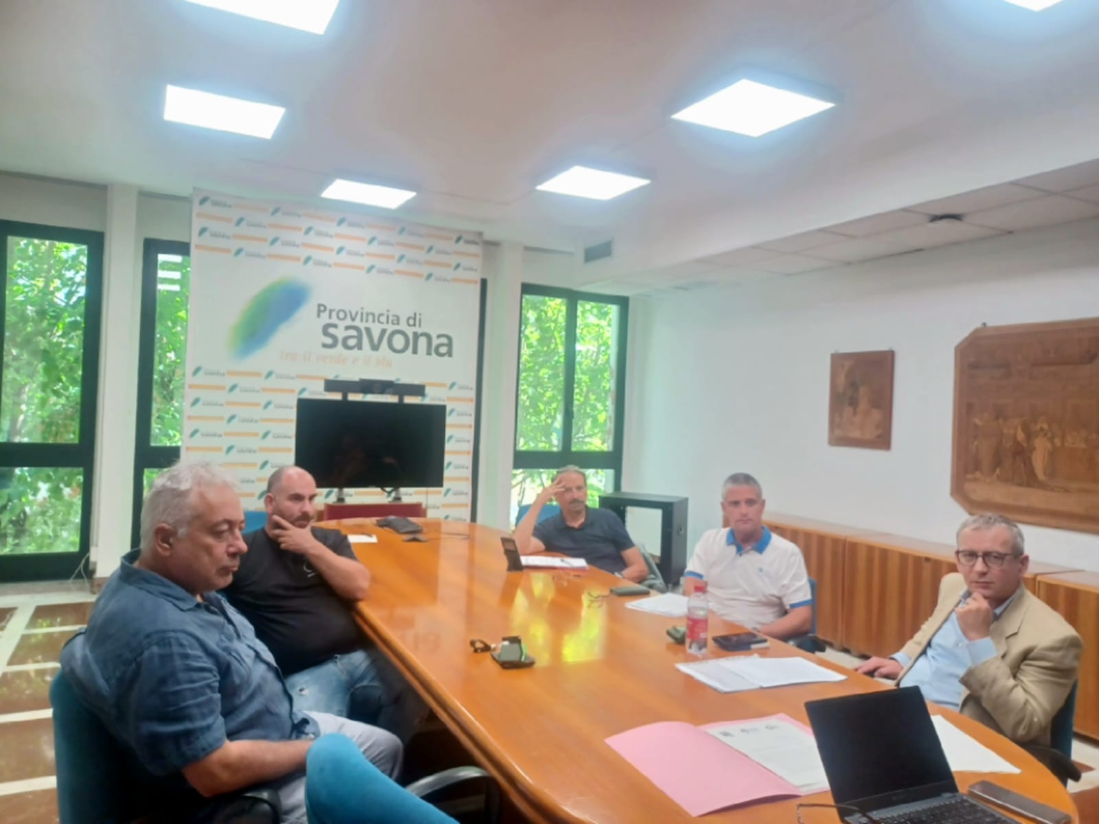 Provincia SV Incontro con Filctem CGIL, Flaei CISL e Uiltec UIL Liguria sul Servizio Elettrico