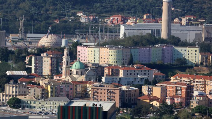 Vado Ligure Vada Sabatia dall'alto