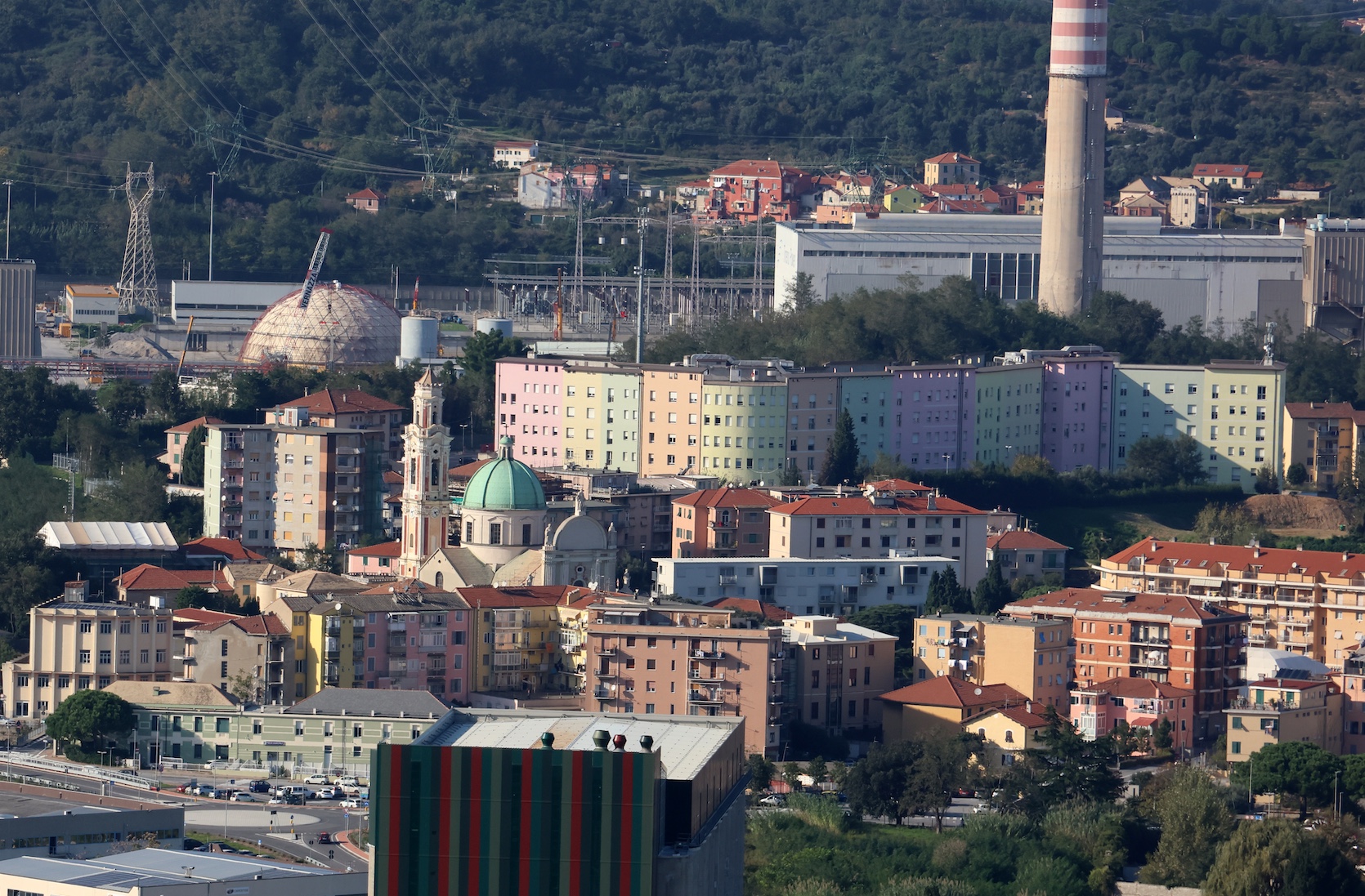 Vado Ligure Vada Sabatia dall'alto