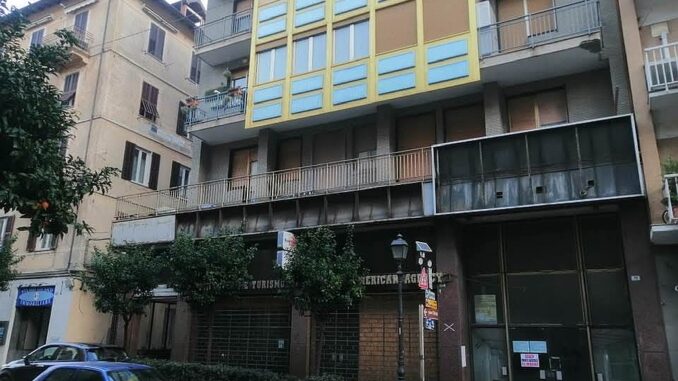 esterno ex cinema Ritz Alassio