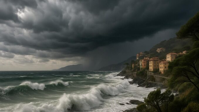 paesaggio dove si inseguono le onde del mare - effe