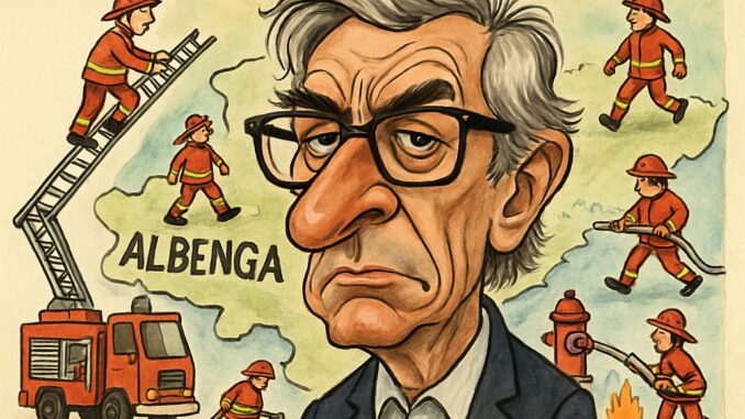 Flash e Caricature – Riccardo Tomatis gettare acqua sul fuoco - effe