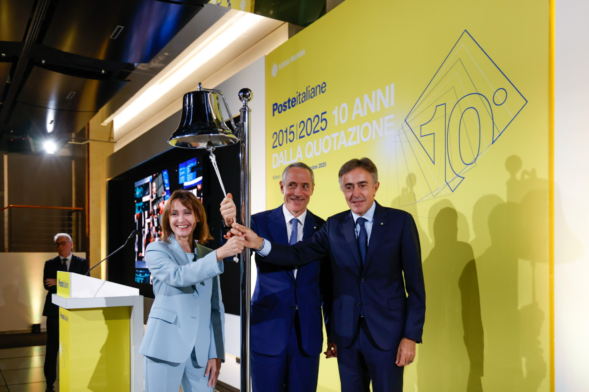 Foto Poste Italiane 10 anni dalla quotazione 271025