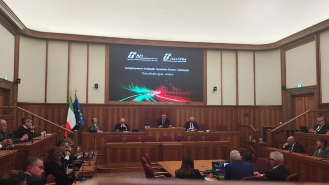 Incontro raddoppio ferroviario