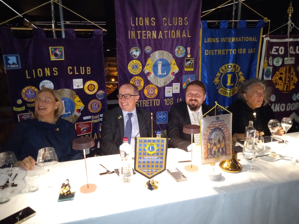 Lions Loano visita governatore