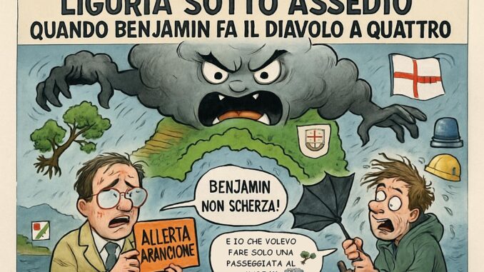 Notizie in punta di vignetta - Assedio Benjamin in Liguria - effe