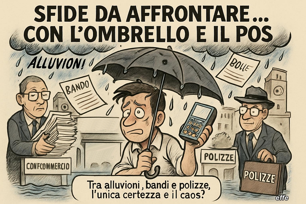 Notizie in punta di vignetta - Commercio e catastrofi - effe