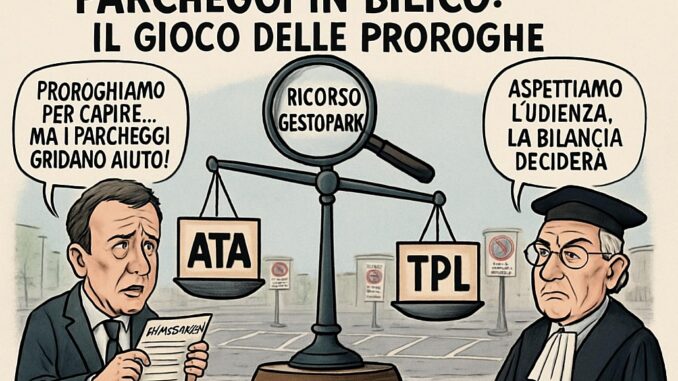 Notizie in punta di vignetta - I Parcheggi in bilico - effe