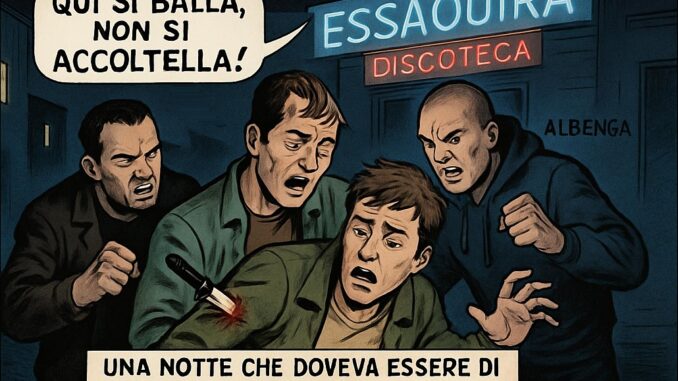 Notizie in punta di vignetta - Incubo Qui si balla non si accoltella - effe