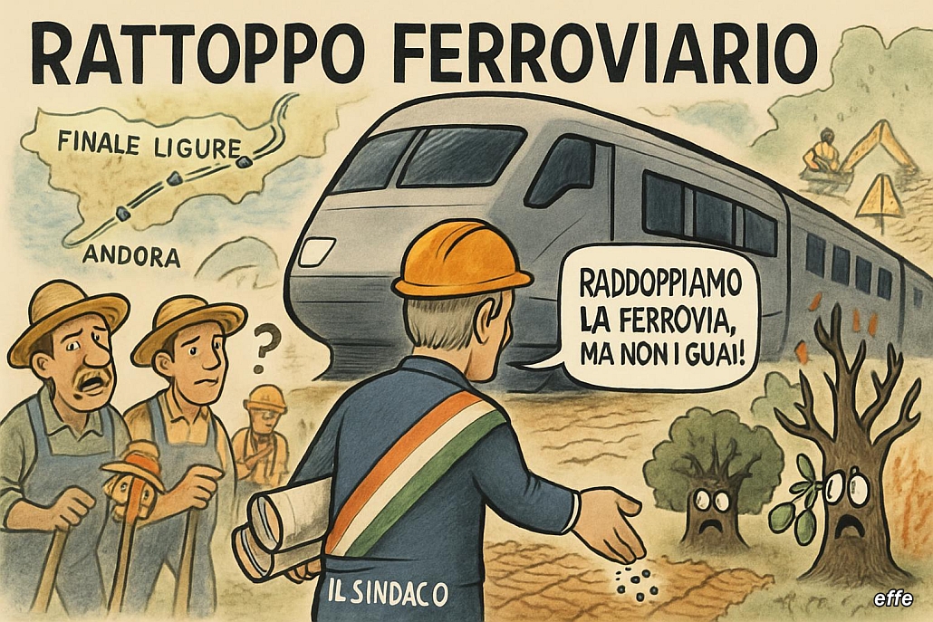 Notizie in punta di vignetta - Rattoppo Ferroviario - effe