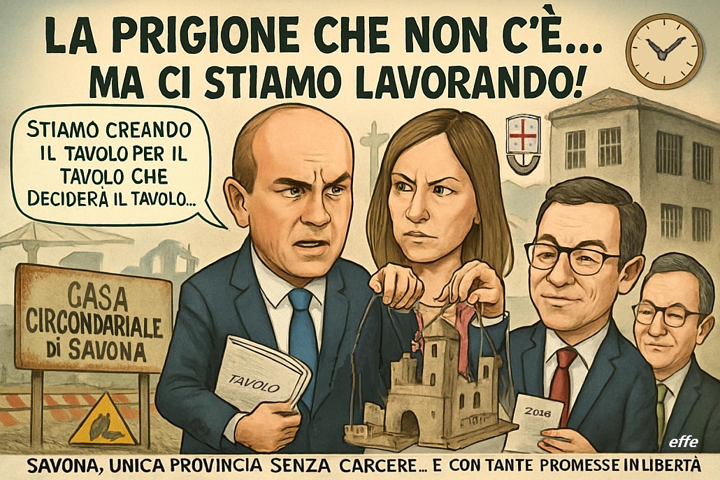 Notizie in punta di vignetta - Savona senza carcere promesse in libertà - effe