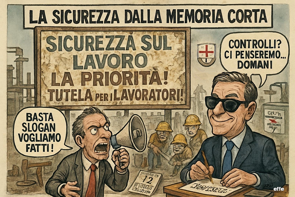 Notizie in punta di vignetta - Sicurezza dalla memoria corta - effe