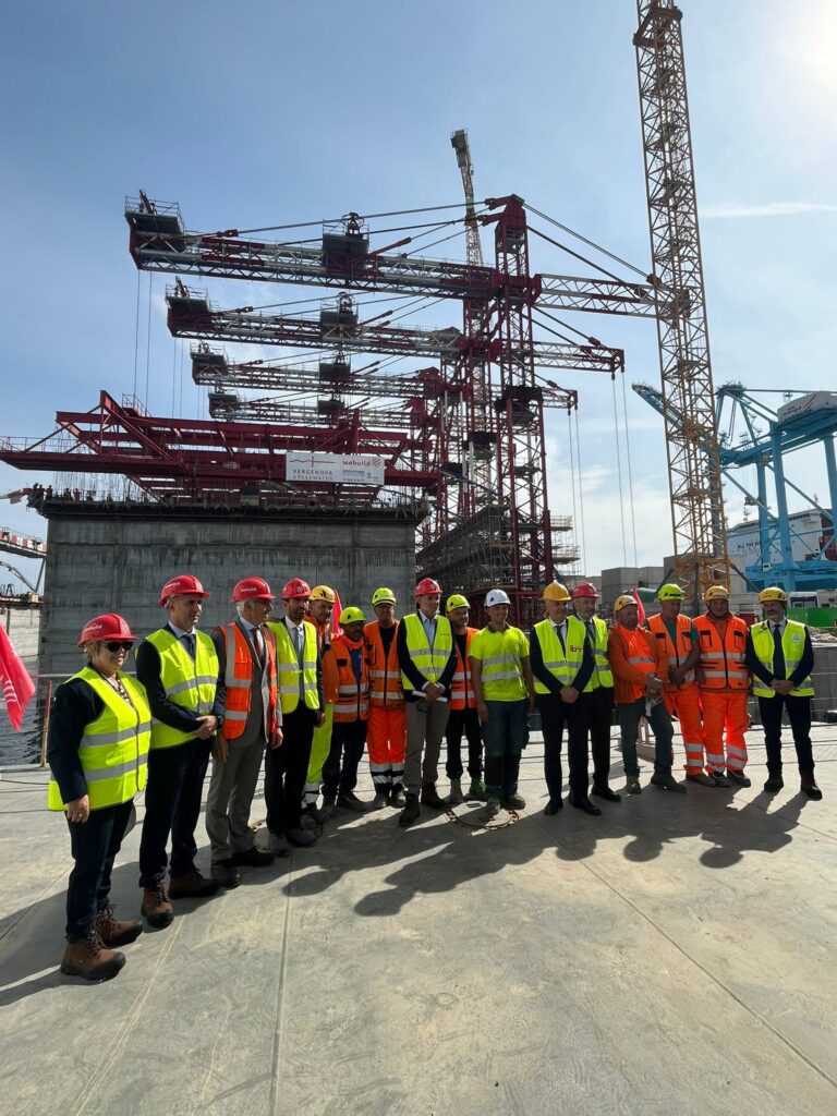Visita_Cantiere Cassoni Diga di Genova