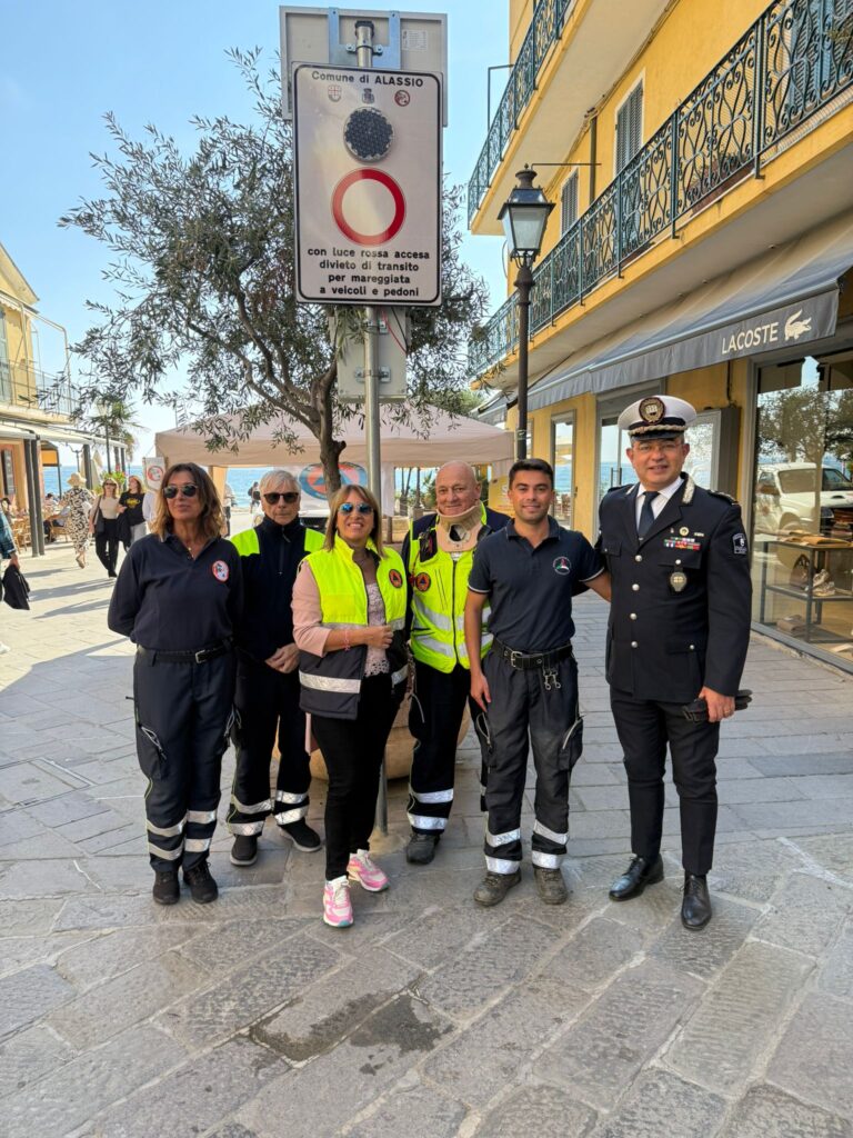 interventi segnaletica orizzontale ad Alassio