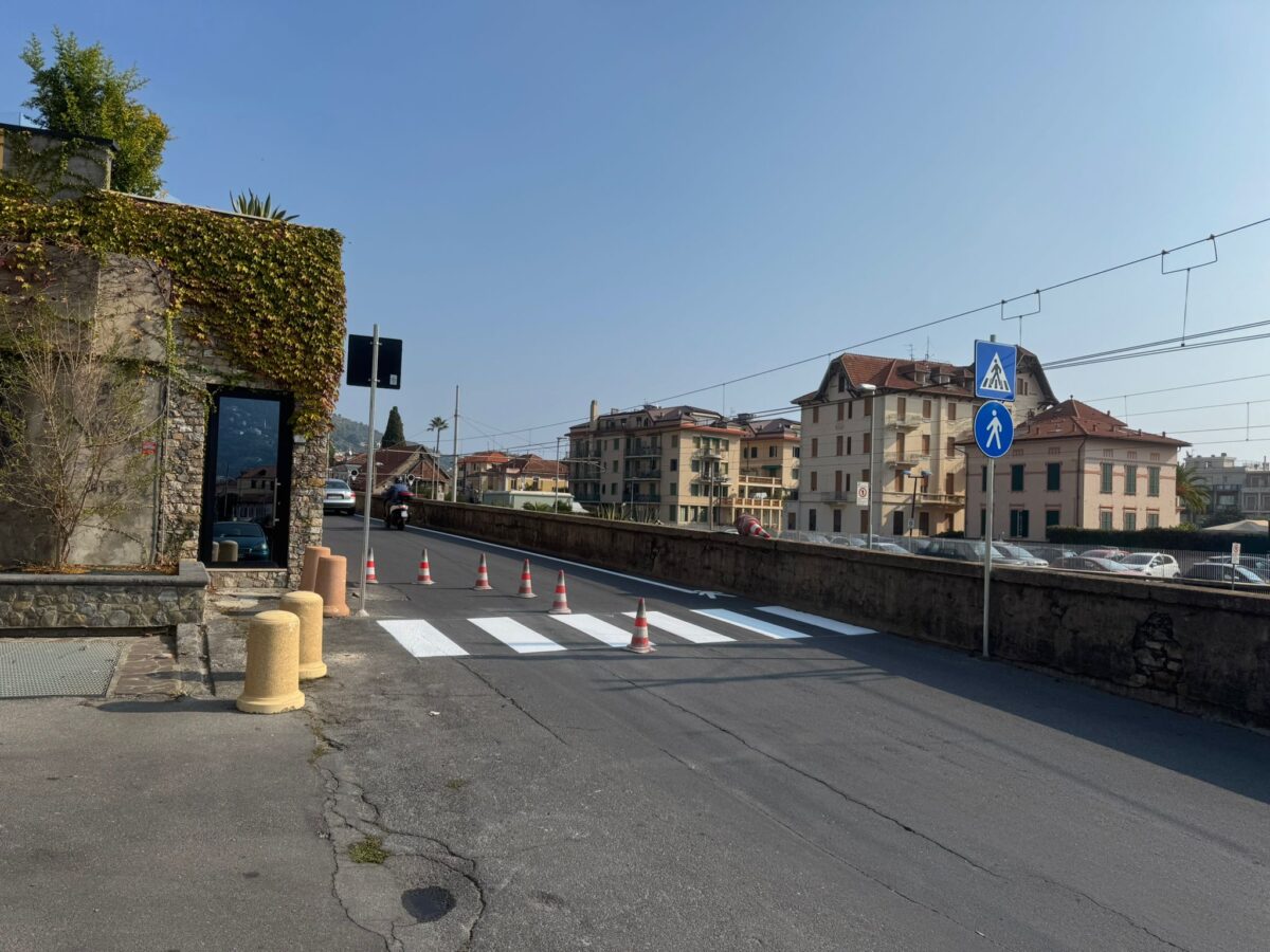 interventi segnaletica orizzontale ad Alassio