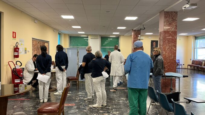 operatori in attesa di vaccinarsi