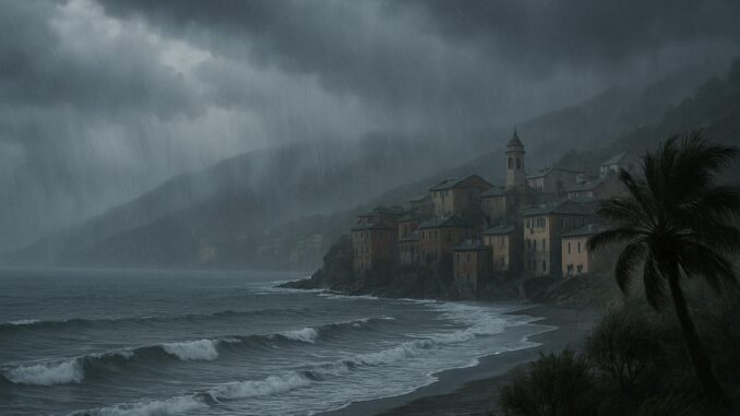 paesaggio dove la pioggia chiama il mare - effe