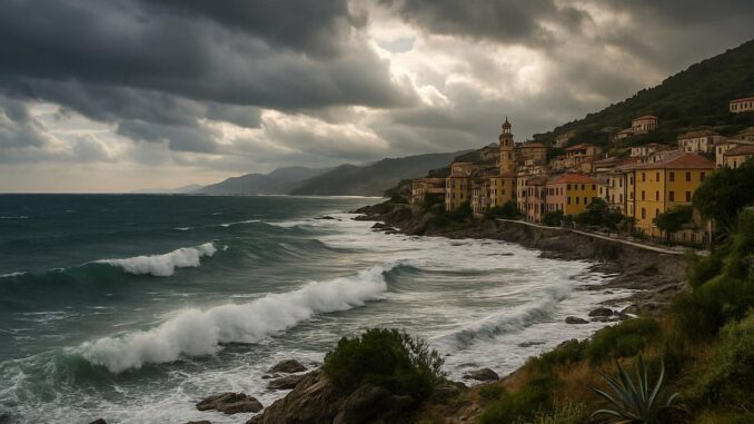 paesaggio quando il cielo si confonde con il mare - effe