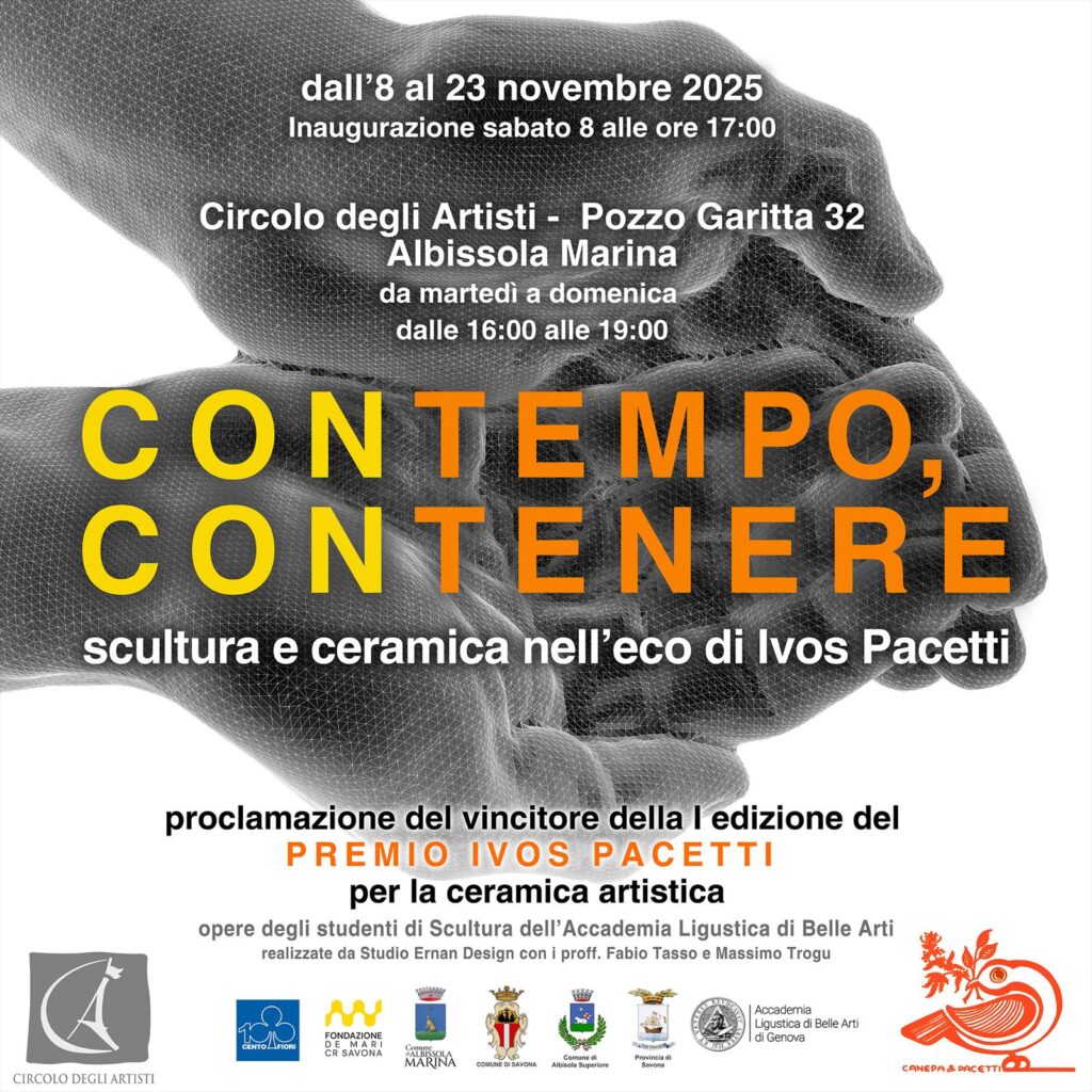 2025 ConTEMPO, ConTENERE Accademia Ligustica Manifesto Invito