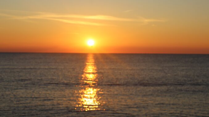 quando il sole è sul mare