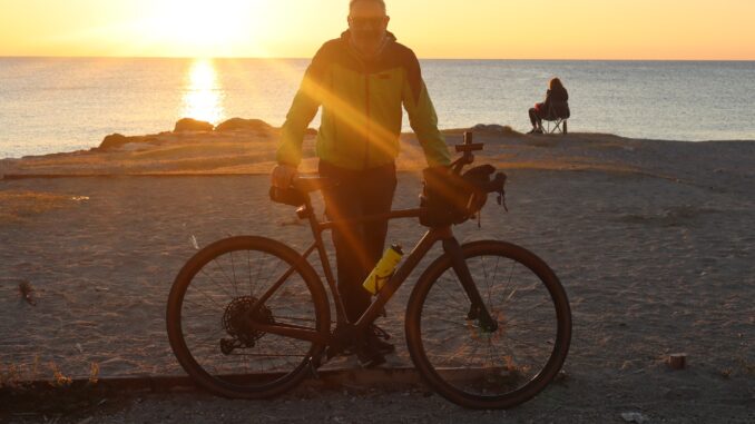 il ciclista del mare