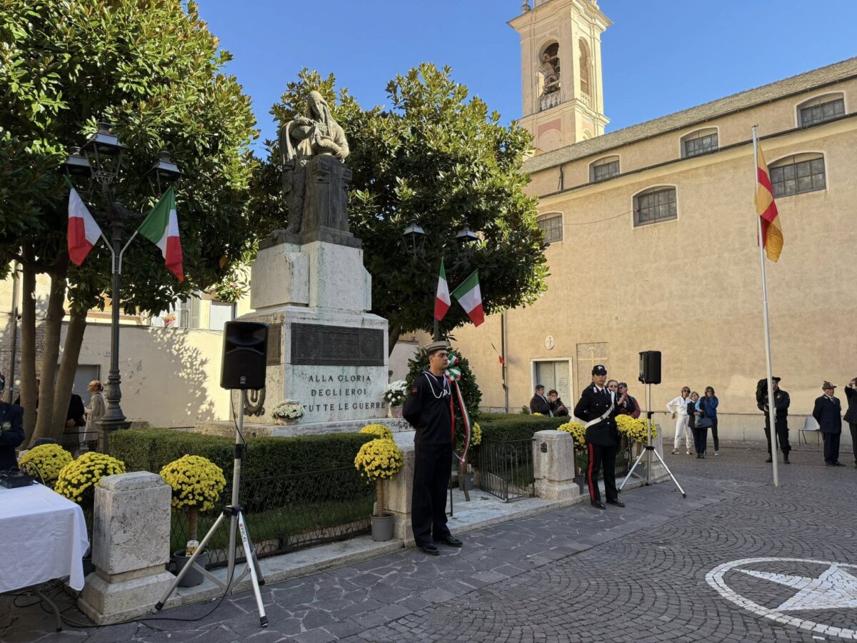 Albenga celebrazioni 4 novembre