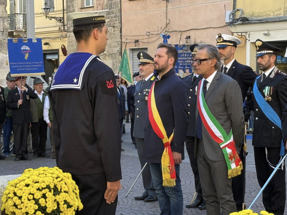 Albenga celebrazioni 4 novembre