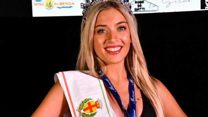 Alice Fenoglio, vincitrice di Miss Albenga Summer