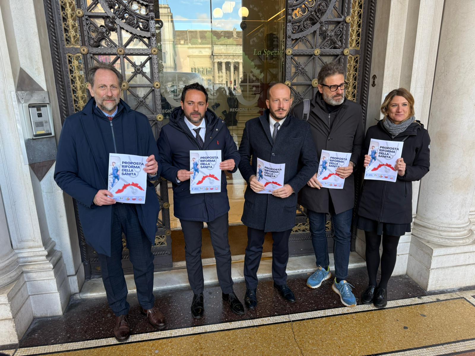 Capigruppo consegnano riforma a Bucci.