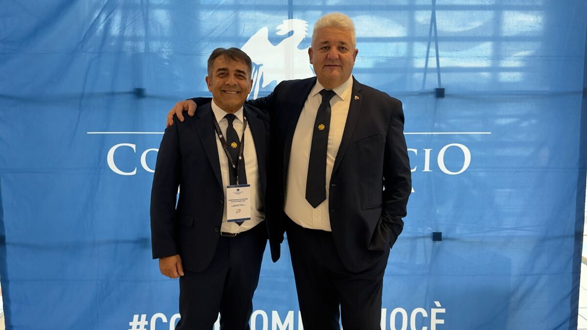 Il vicepresidente Giuseppe Molinari e il presidente Enrico Schiappapietra