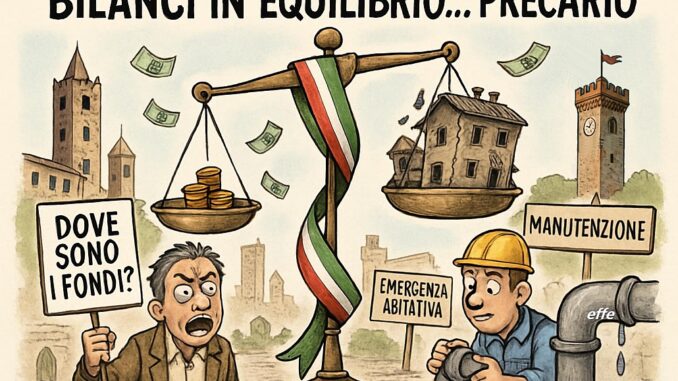 Notizie in punta di vignetta - Bilanci in equilibrio precario - effe