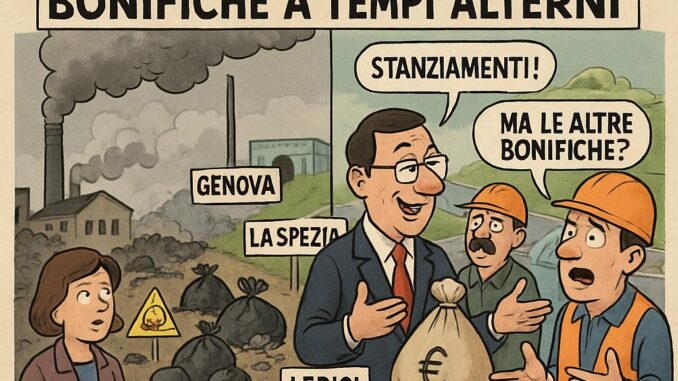 Notizie in punta di vignetta - Bonifiche a tempi alterni - effe