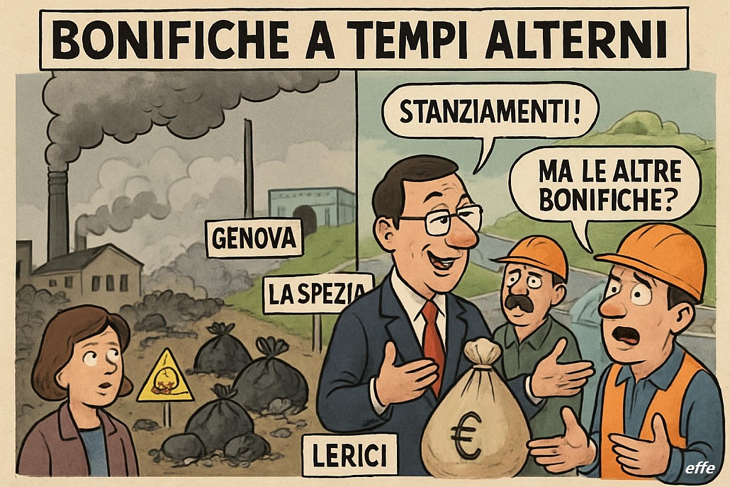 Notizie in punta di vignetta - Bonifiche a tempi alterni - effe
