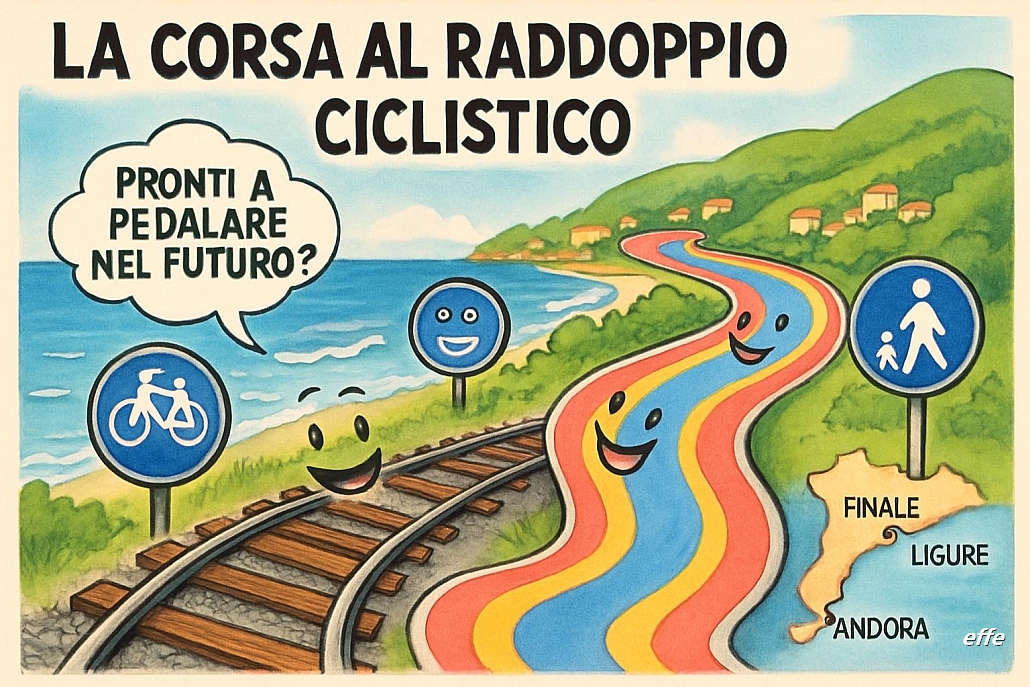 Notizie in punta di vignetta - Corsa al raddoppio ciclistico - effe
