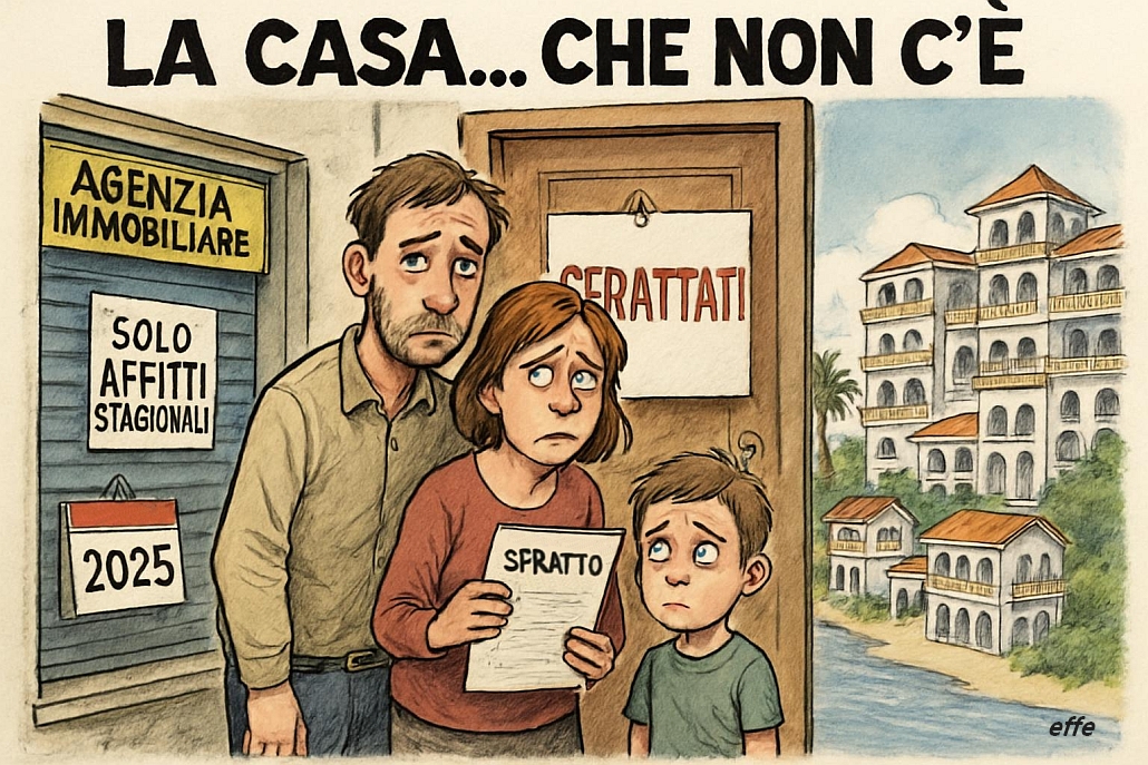 Notizie in punta di vignetta - La casa che non c'è - effe