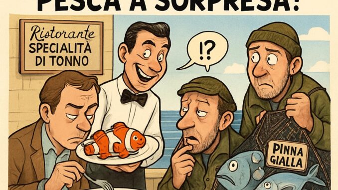 Notizie in punta di vignetta - Pesca a sorpresa - effe
