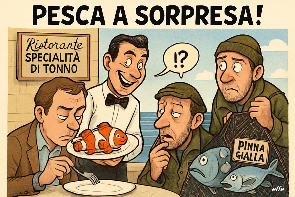 Notizie in punta di vignetta - Pesca a sorpresa - effe