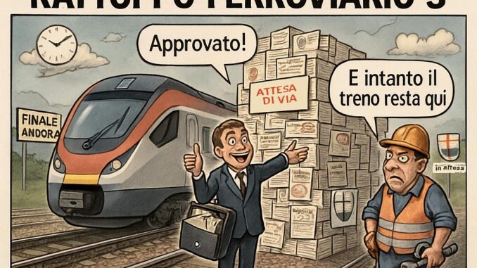 Notizie in punta di vignetta - Rattoppo Ferroviario 3 - effe
