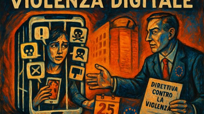 Notizie in punta di vignetta - Violenza digitale - effe