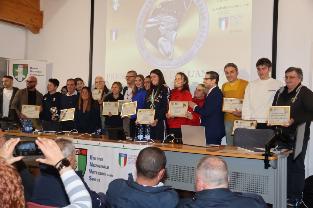 UNVS Alassio premiazione atleta anno